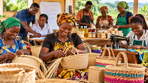 Atelier cooperatif d artisanat local